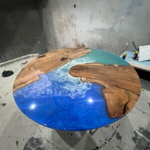 Epoxy table Top, Wooden Table Acacia , Resin Table Top, Home Decor Luxury Furniture