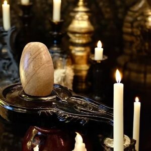 Handmade Black Marble Shiva Lingam – Meditation & Home Temple Decor